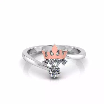 925 Sterling Silver Crown Ring