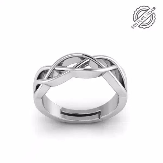 925 Pure Starling Silver Celtic Knot Ring For Mens